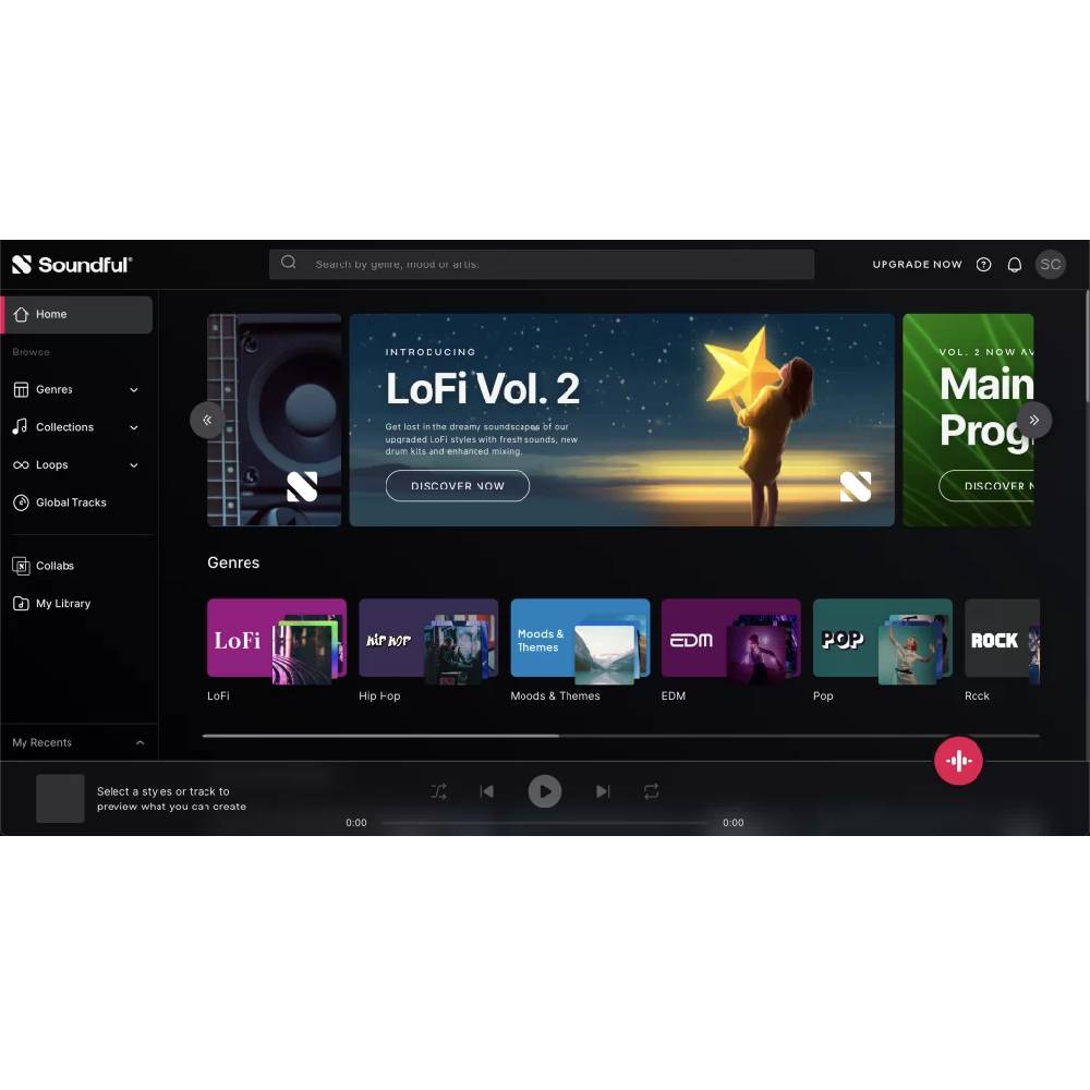 Soundful – AI Music Generator for Royalty-Free Background Tracks