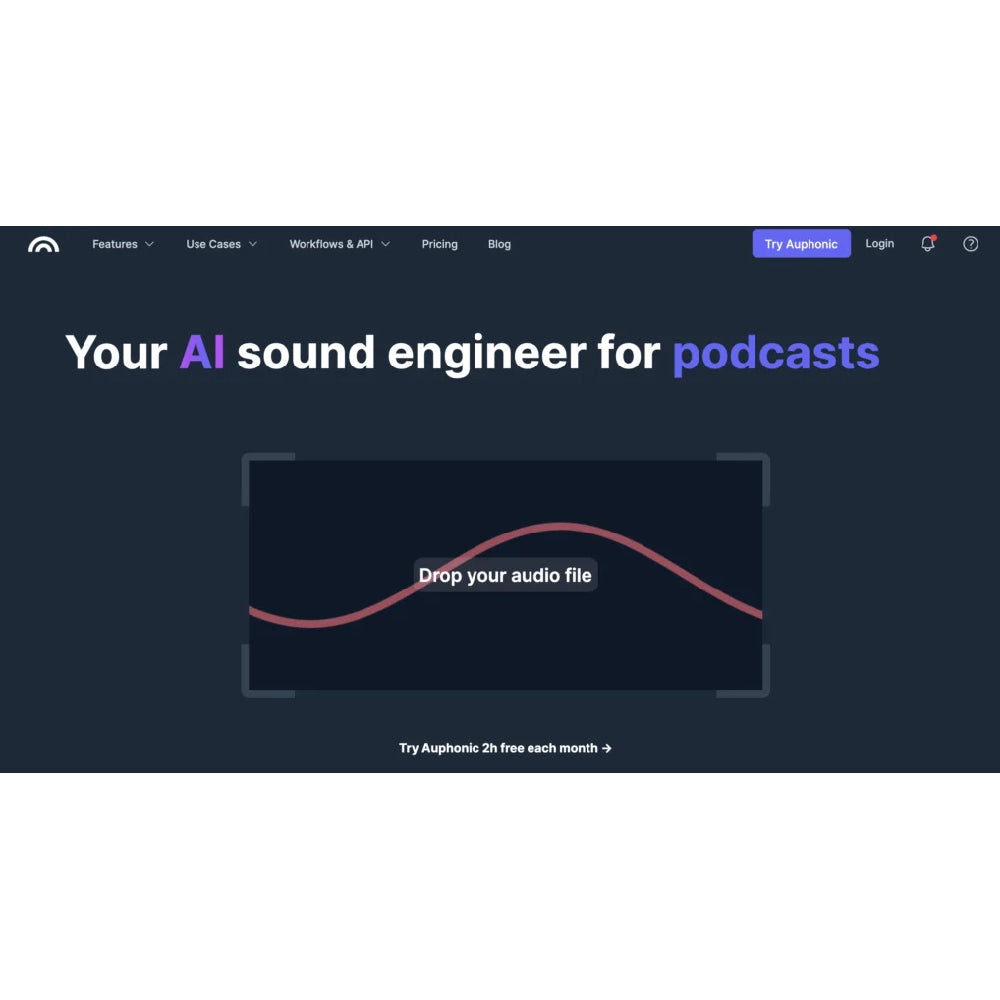 Auphonic – AI Audio Post-Production & Mastering Tool