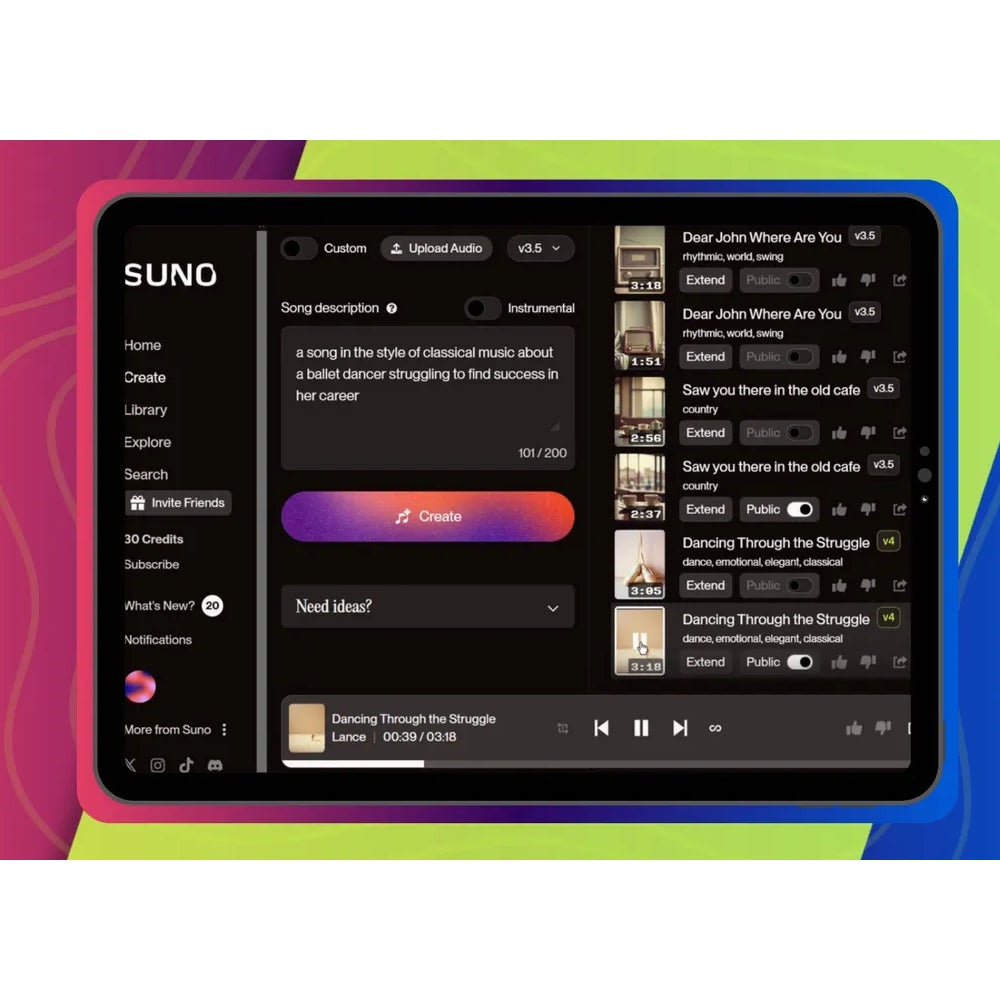 Suno AI – AI-Powered Text-to-Music Composer