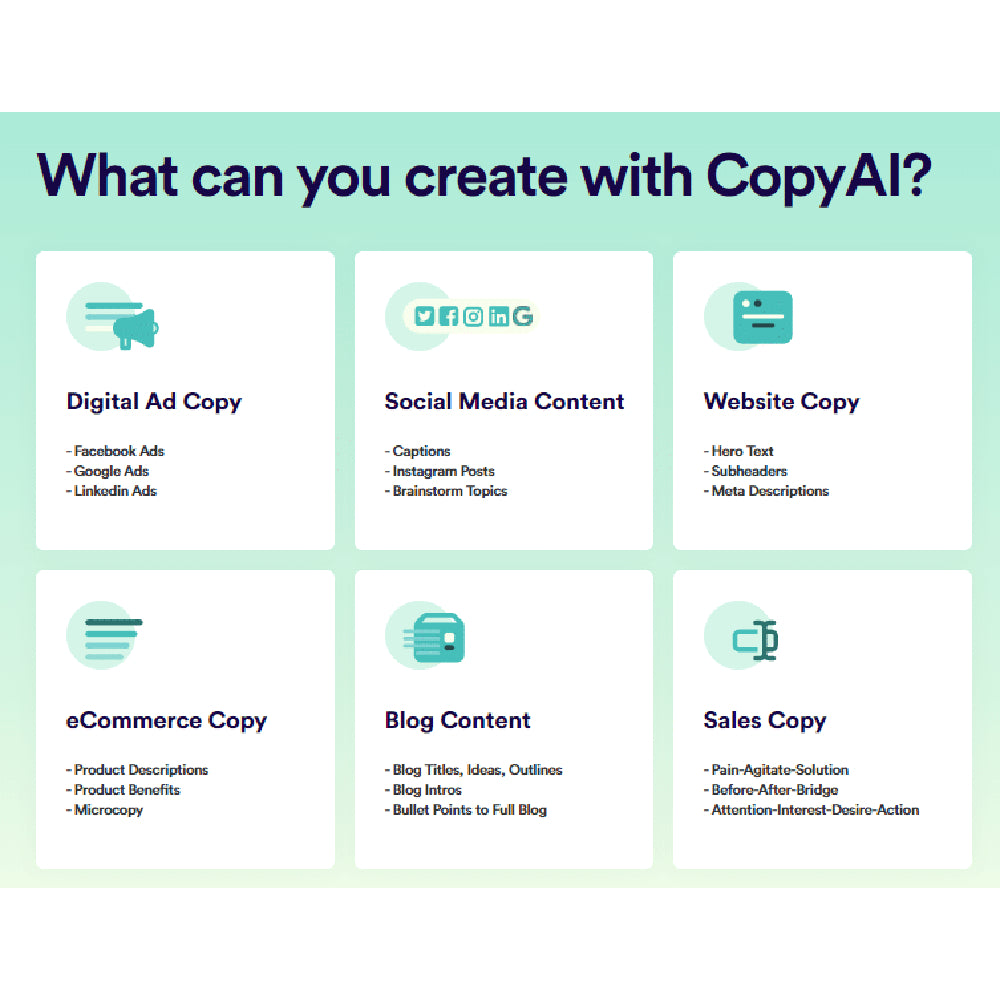 Copy.ai – AI-Powered Content Generation for Marketing & Sales