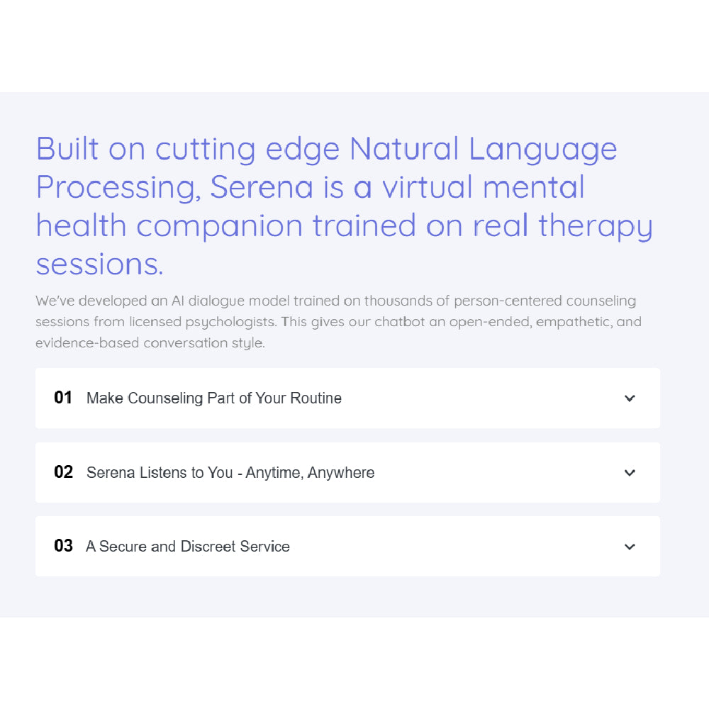 Serena – AI-Powered Emotional & Mental Health Companion