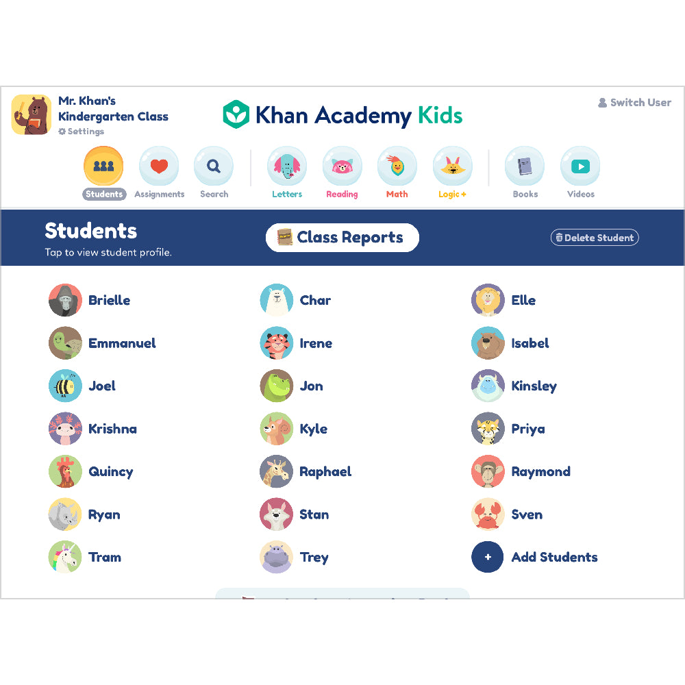Khan Academy Kids – Free Early Learning App for Children