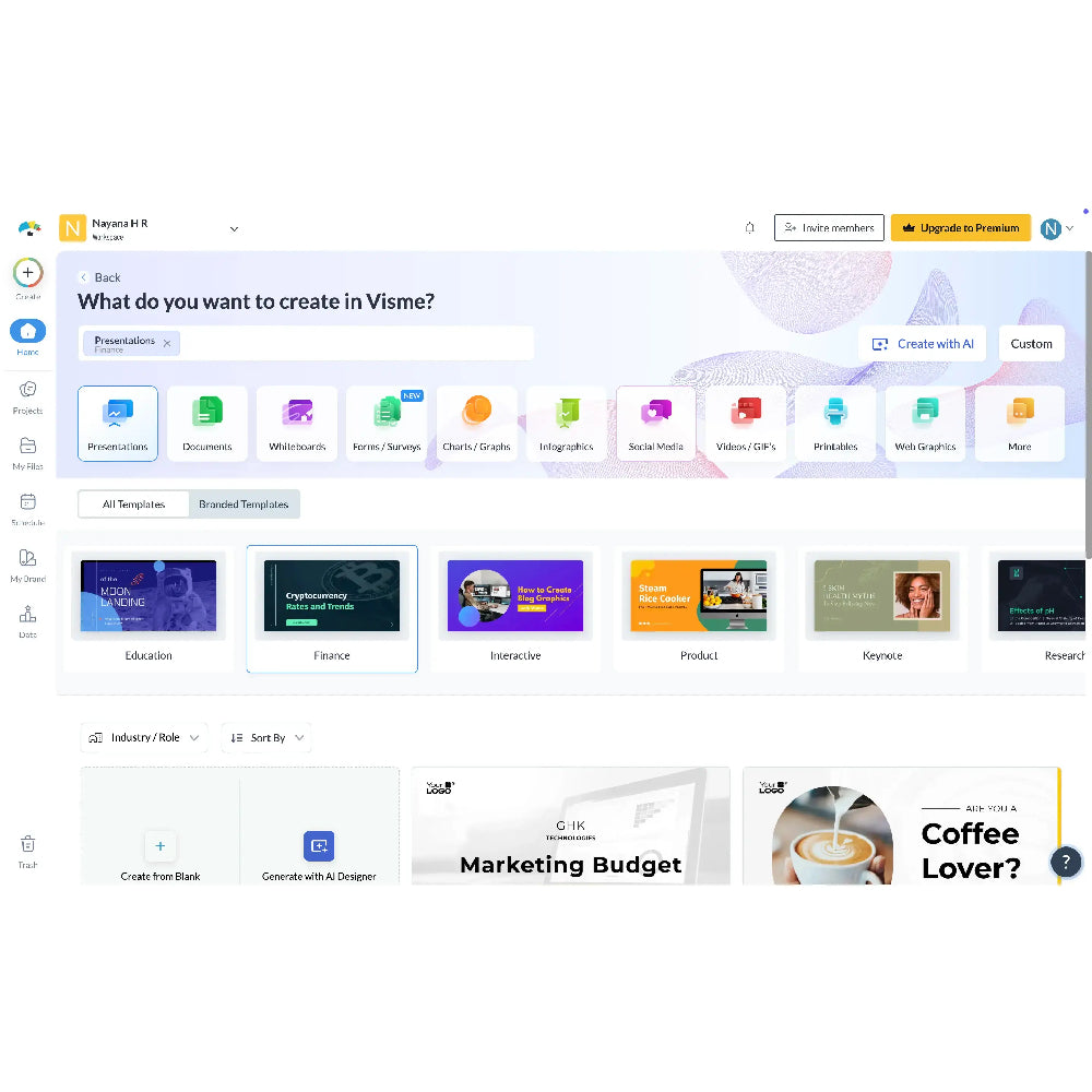 Visme: AI Business Plan Generator for Startups & Entrepreneurs