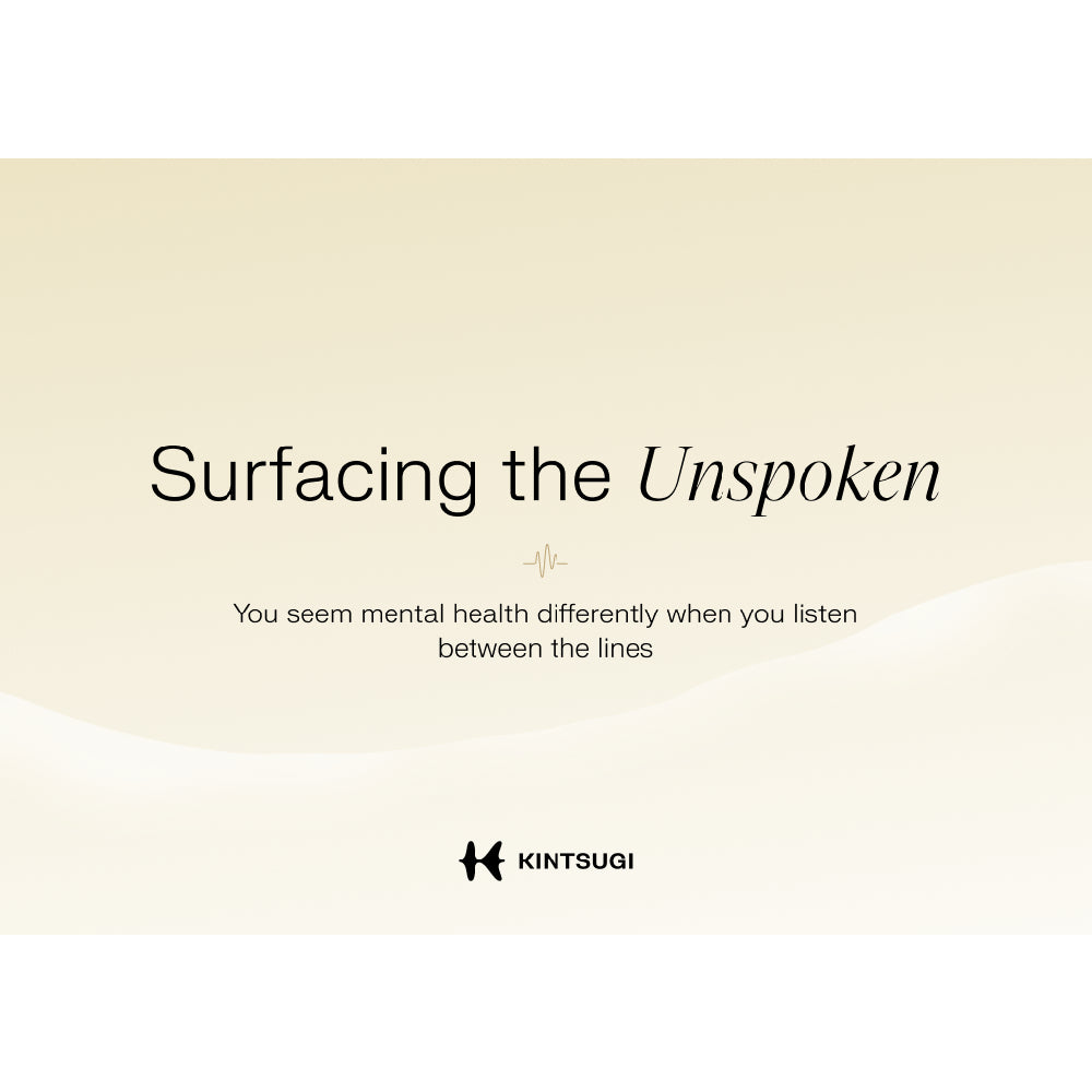 Kintsugi Health – AI Voice Biomarker Platform for Mental Wellbeing