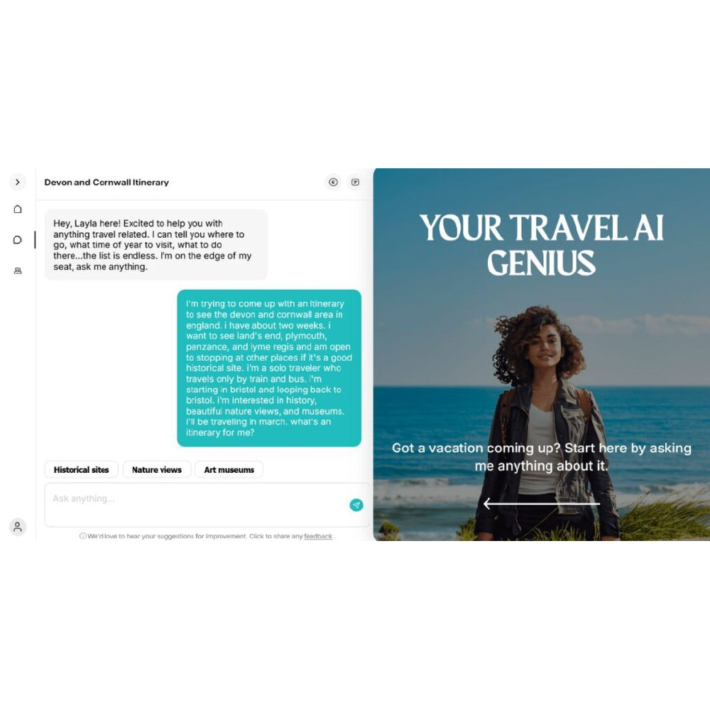 Layla AI – Conversational Trip Planner & Smart Booking Assistant