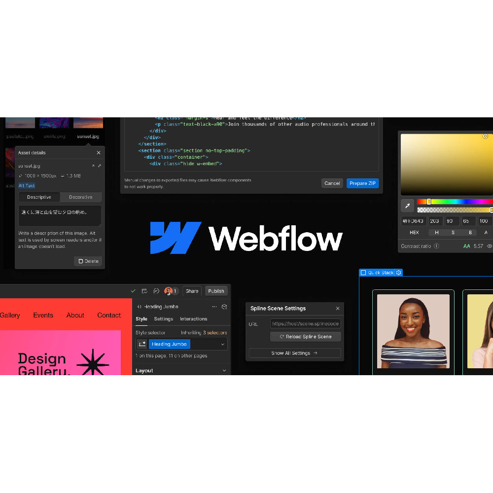 Webflow – No-Code Website Builder with AI Assistance
