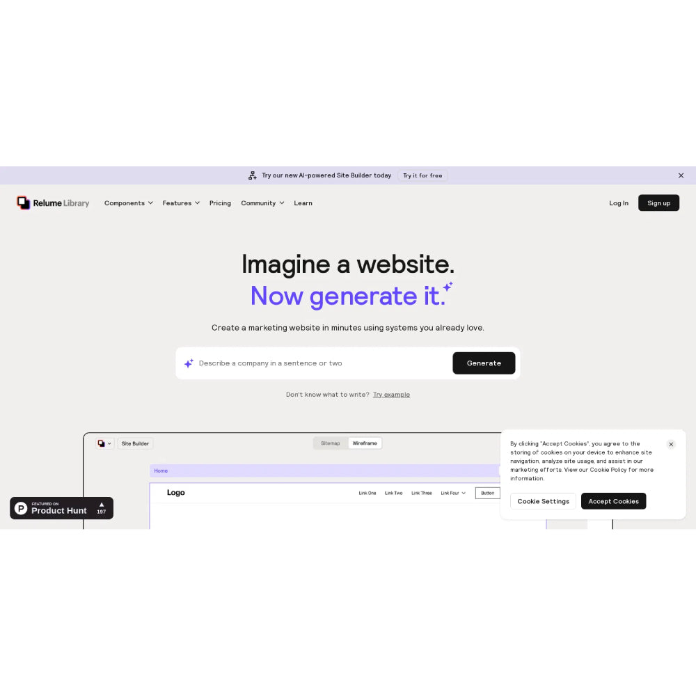 Relume AI – AI-Powered Web Design & Webflow Integration