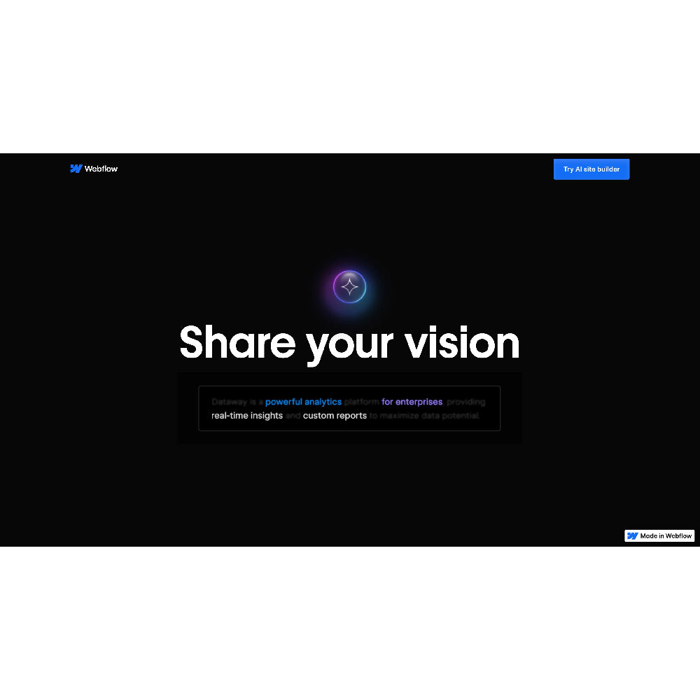 Webflow – No-Code Website Builder with AI Assistance
