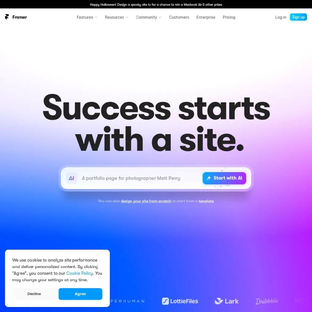 Framer – No-Code Web Design with AI