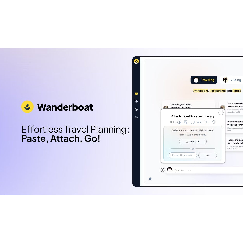 Wanderboat – AI-Powered Trip Planning & Community Itineraries