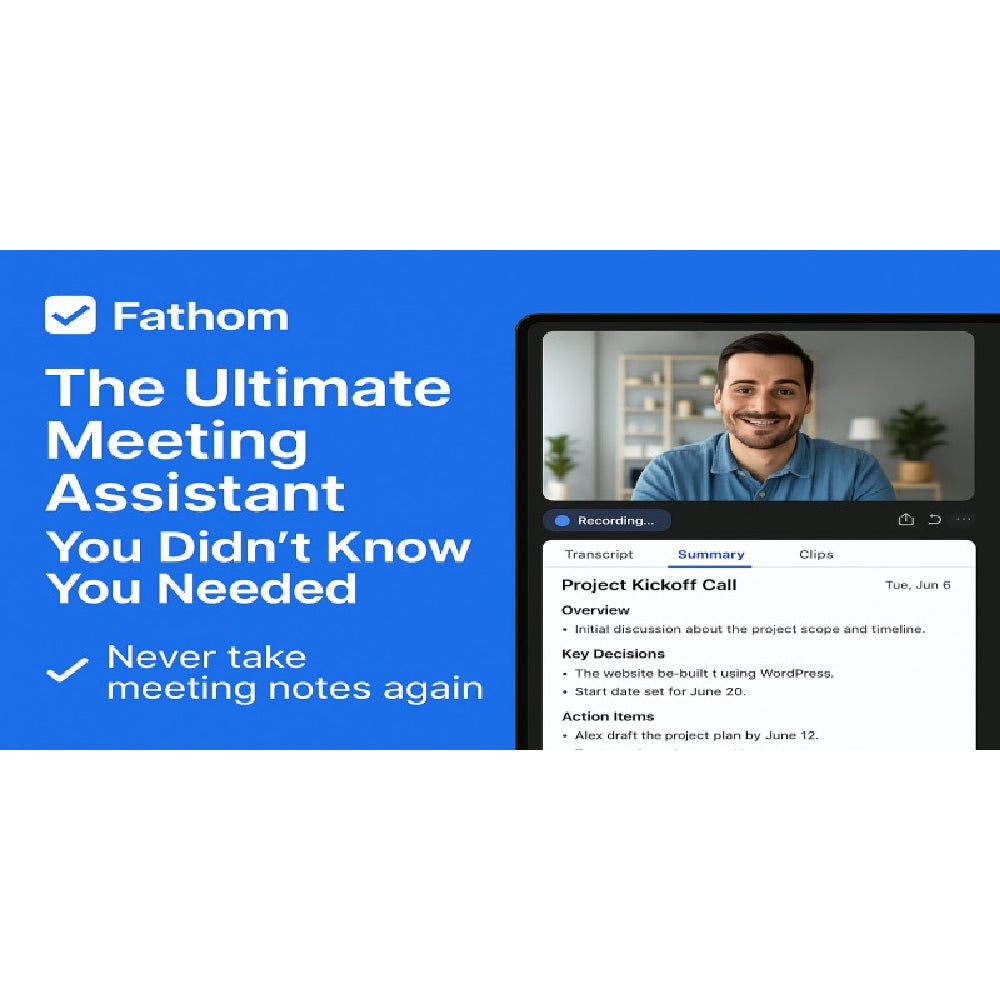 Fathom – AI Meeting Transcription & Intelligence Platform
