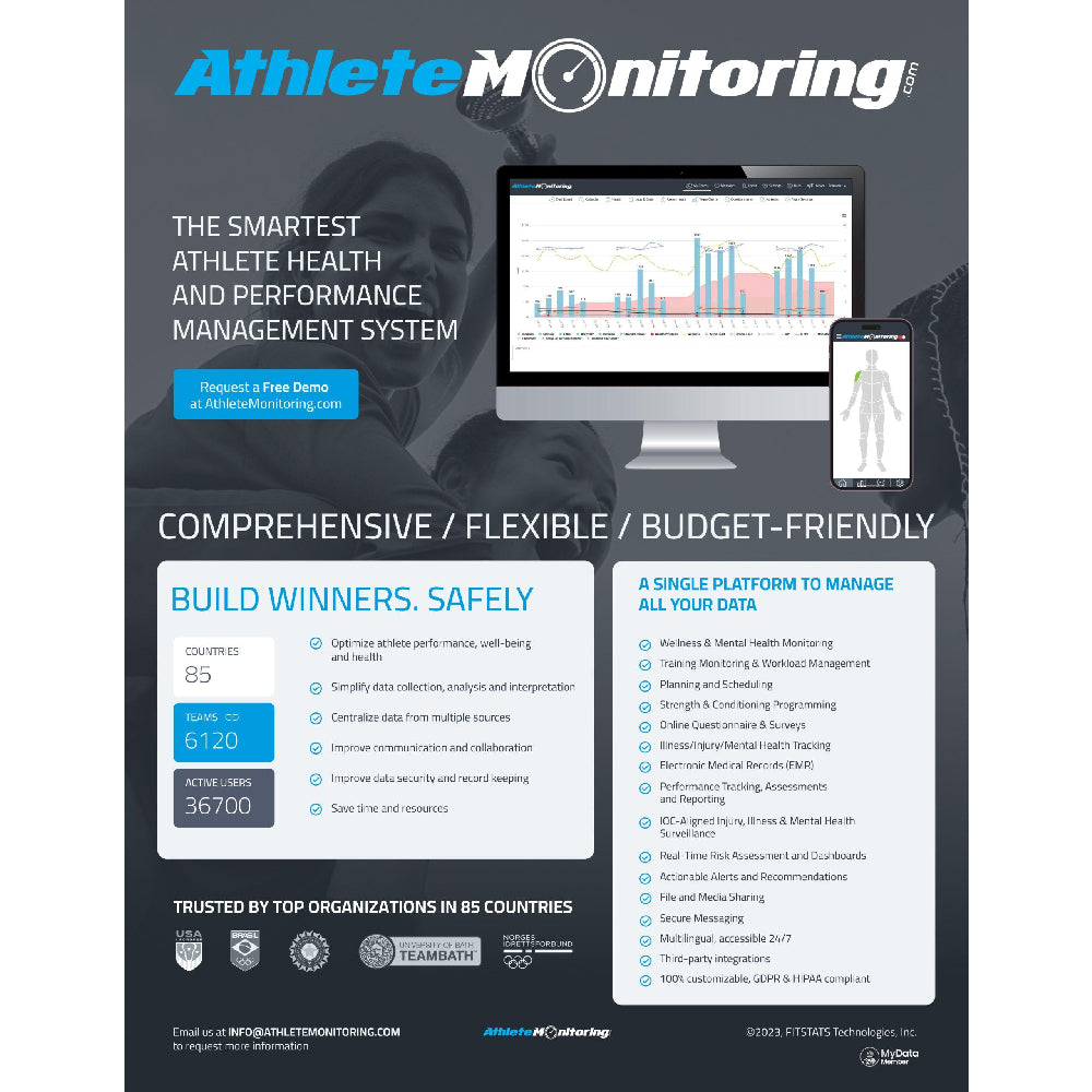 AthleteMonitoring – AI-Powered Athlete Management & Performance Platform