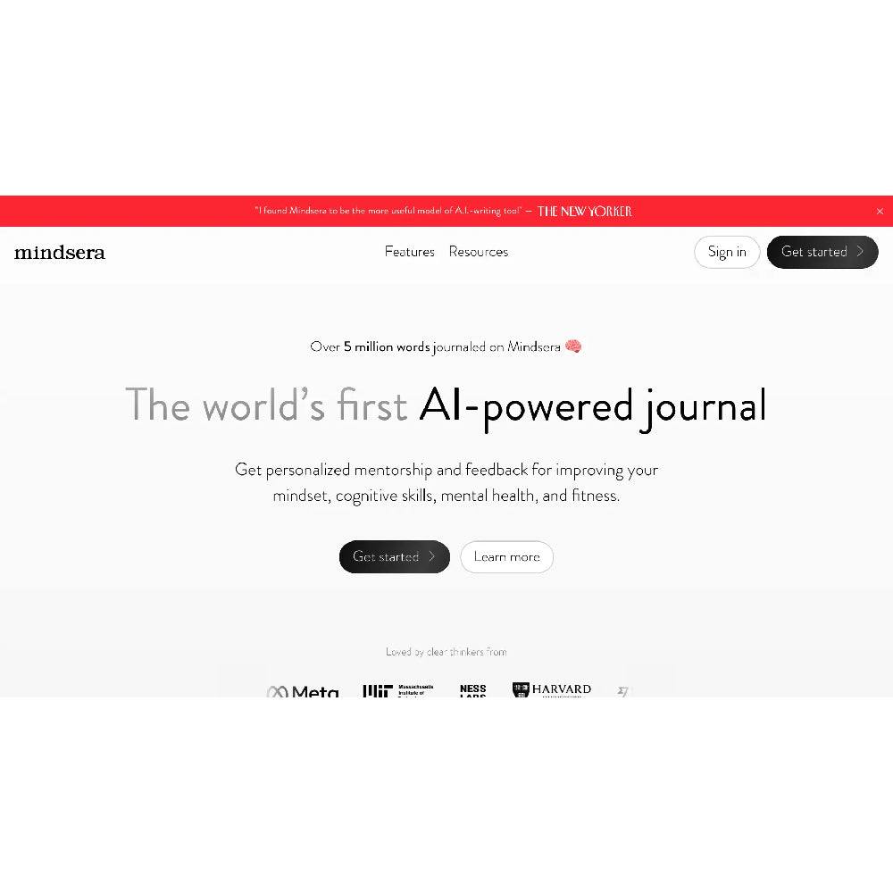 Mindsera – AI-Powered Journaling & Mental Wellness Platform