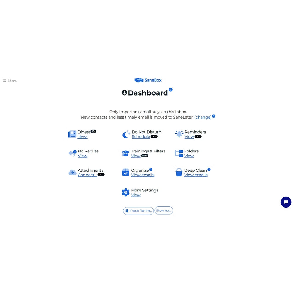SaneBox – AI Email Management & Inbox Organizer
