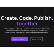 TeleportHQ – AI-Powered Design-to-Code & Website Builder