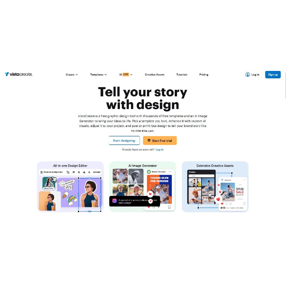 VistaCreate – AI-Powered Graphic Design & Creative Platform