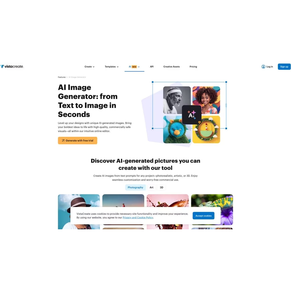 VistaCreate – AI-Powered Graphic Design & Creative Platform
