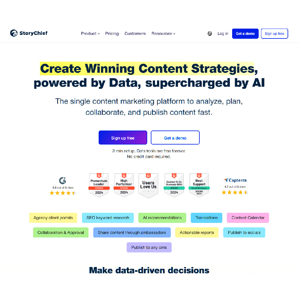 StoryChief – AI-Powered Content Marketing Simplified