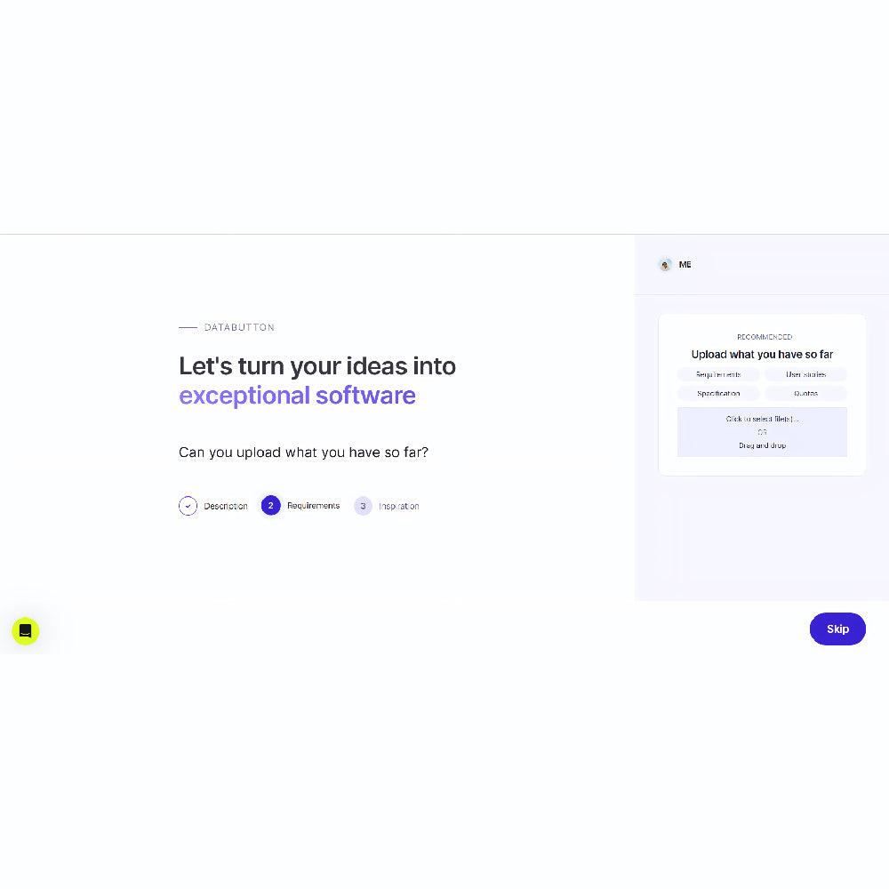 Databutton – AI-Powered Platform for Rapid App Development