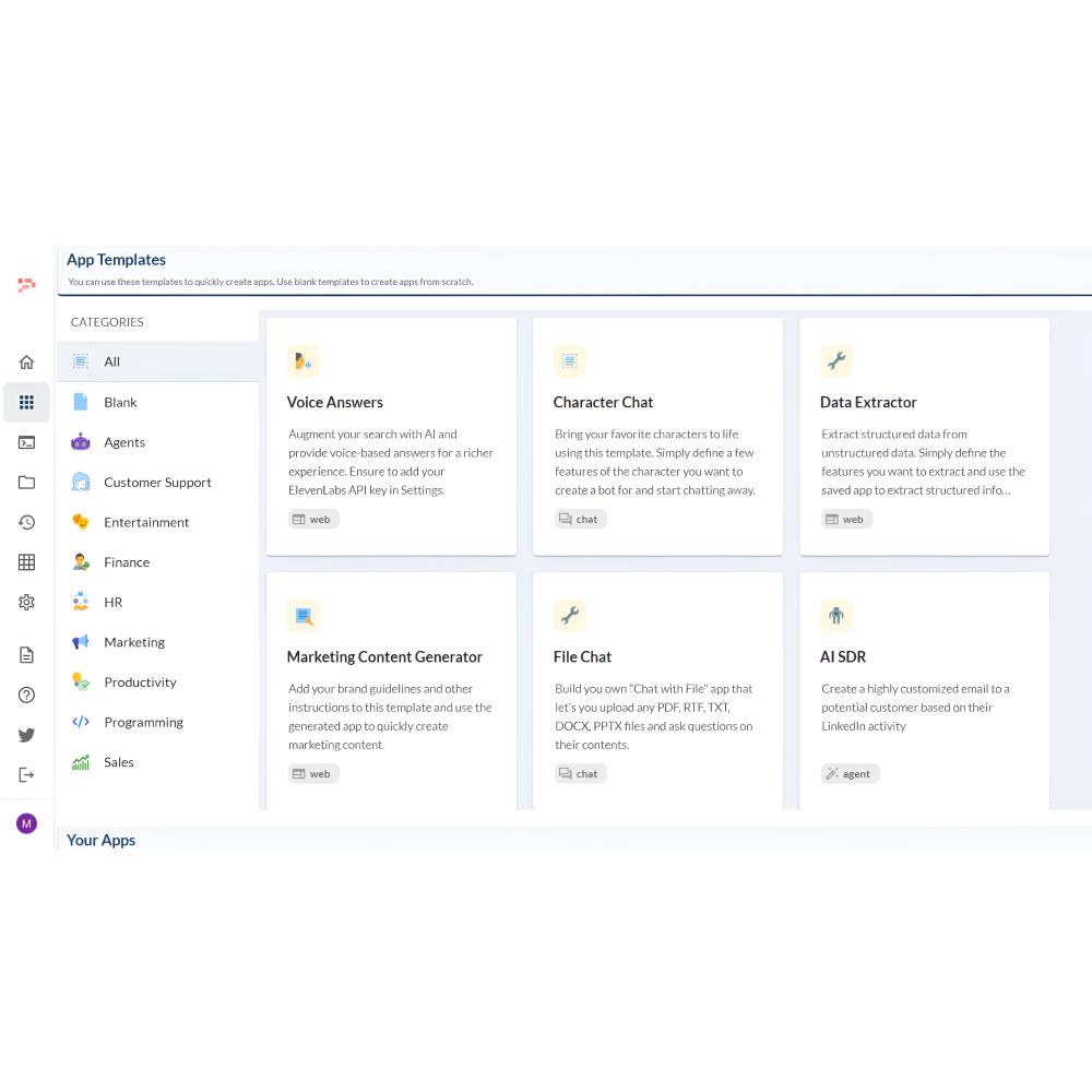 Promptly – No-Code Generative AI App Builder
