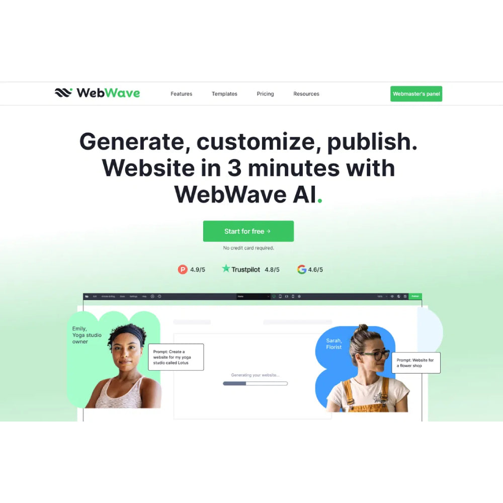 WebWave AI Website Builder – Create Professional Websites with Ease