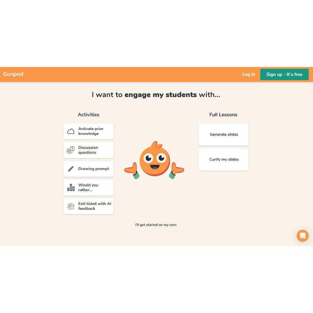 Curipod – AI-Powered Classroom Reflection & Lesson Tool