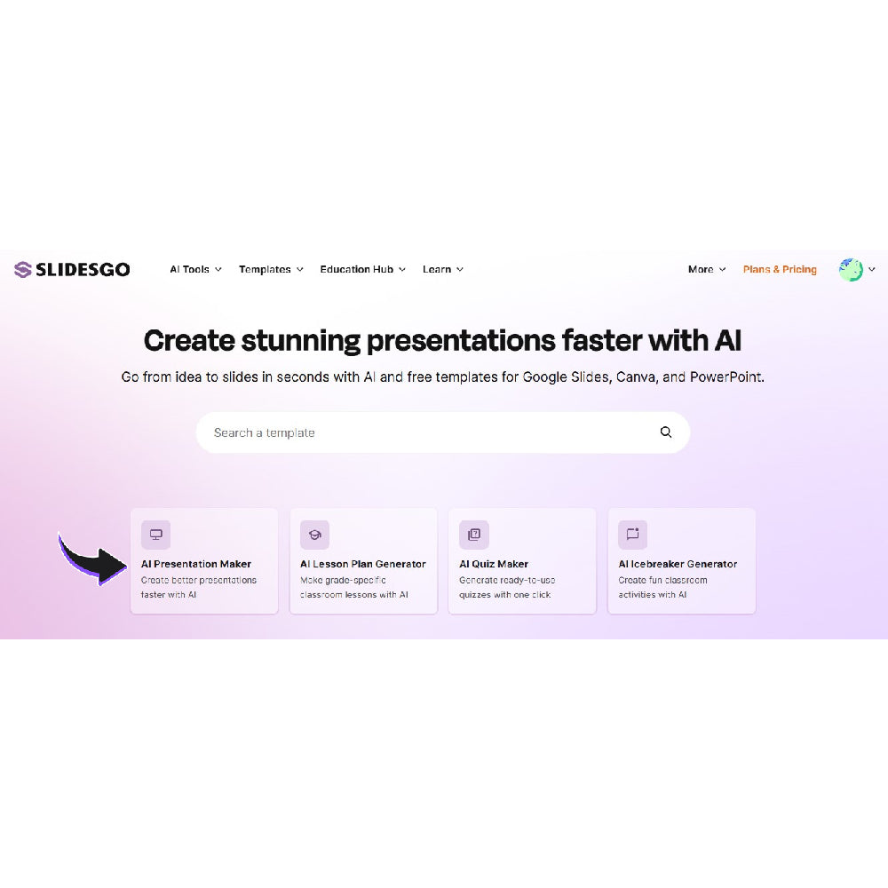 Slidesgo – AI-Powered Presentation Maker