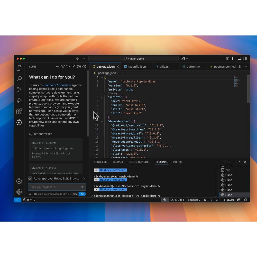 Cline – Open-Source AI Coding Agent