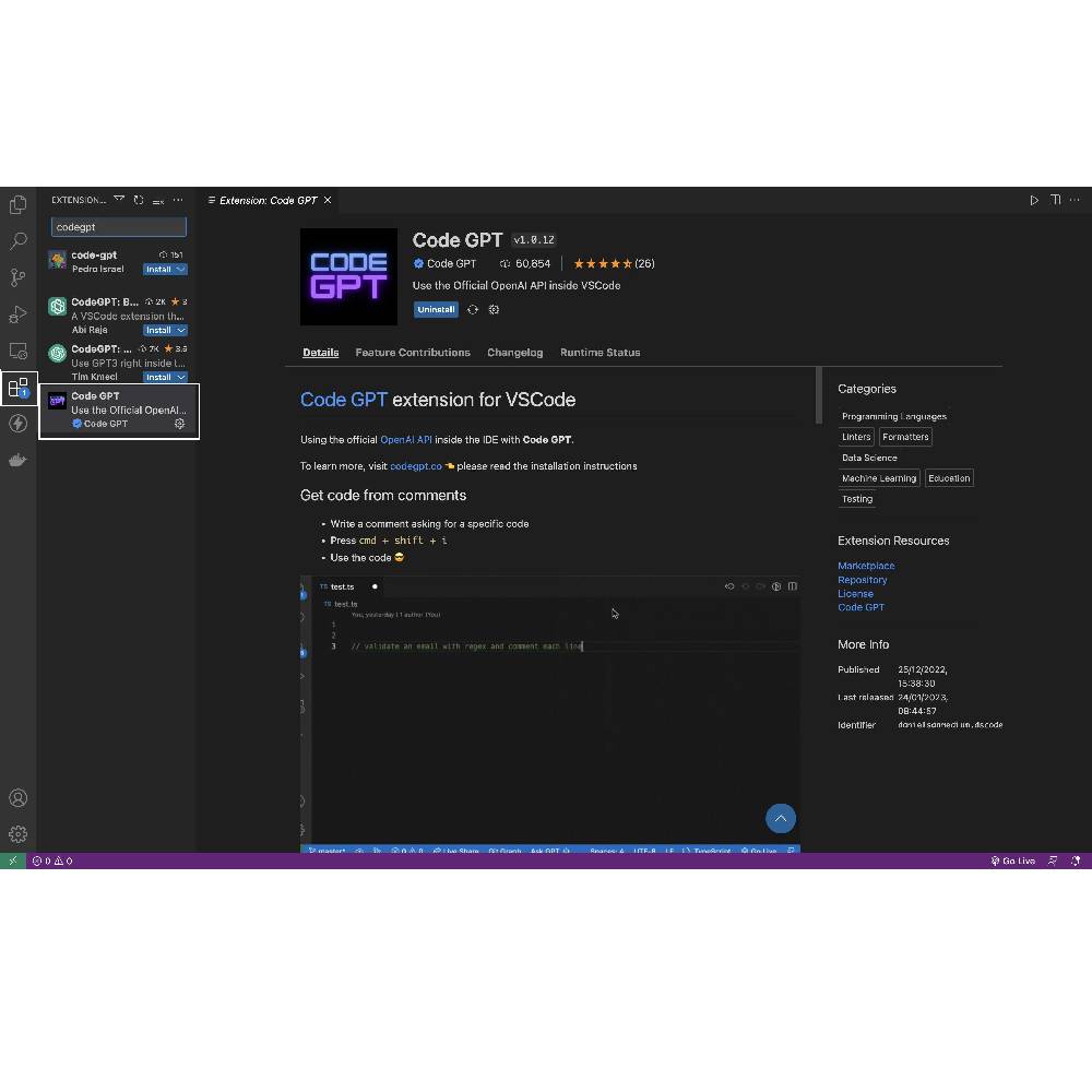 CodeGPT – AI Coding Agent for PR Reviews, Docs & Automation