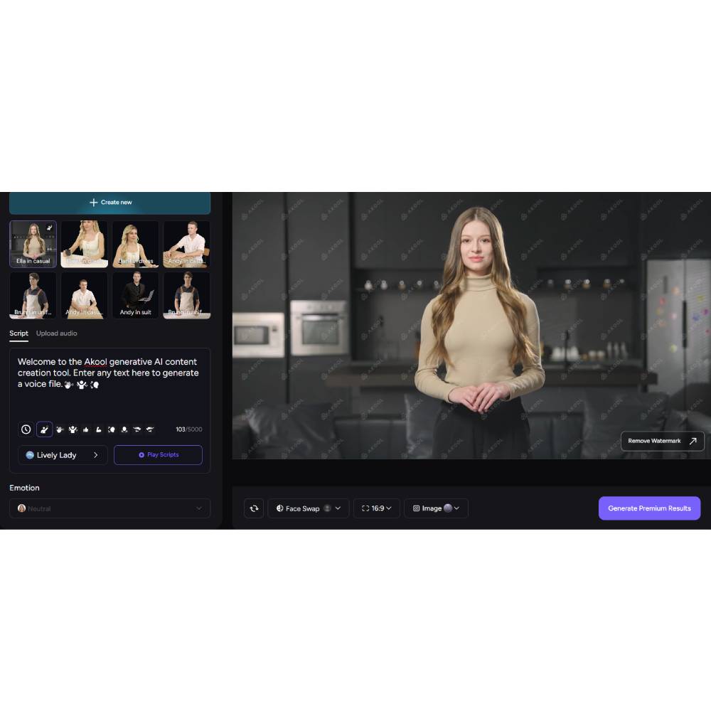 Akool – All-in-One AI Video Creation Platform