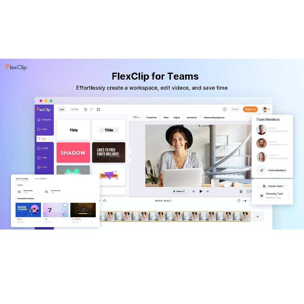 FlexClip – AI-Powered Video Editing & Creation