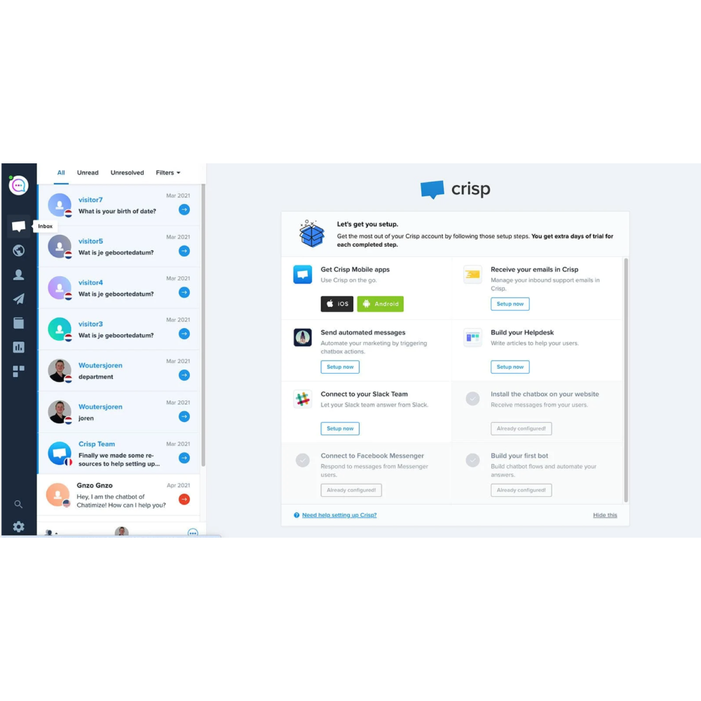 Crisp – All-in-One Customer Messaging Platform