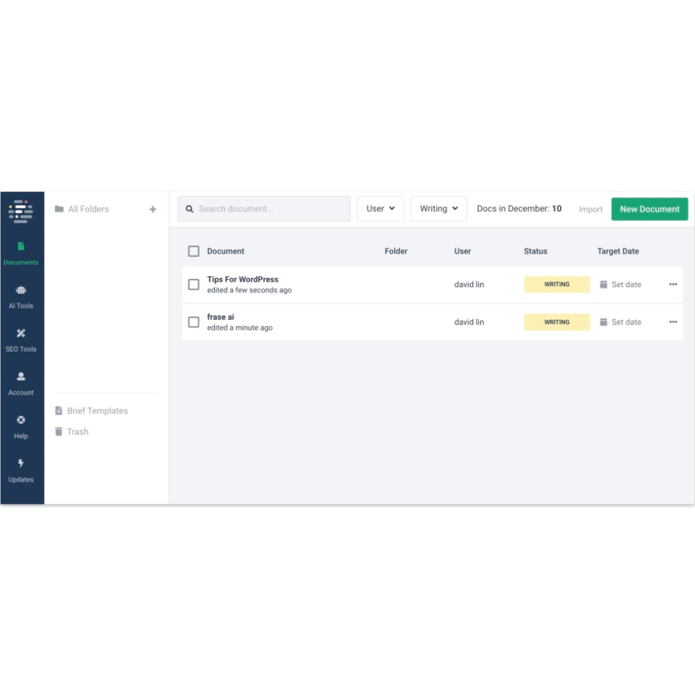 Frase – AI-Powered SEO Content Optimization Tool
