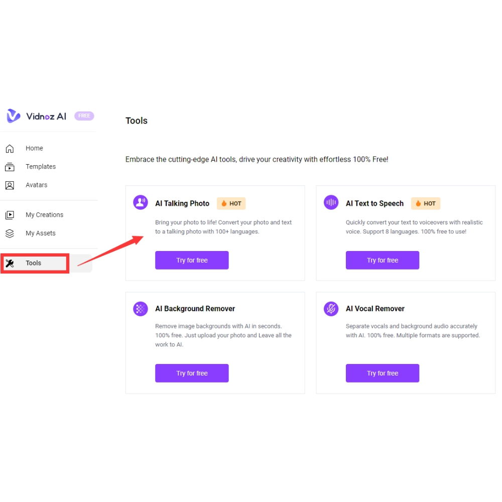 Vidnoz AI – Browser-Based AI Video Generator for Creators & Marketers