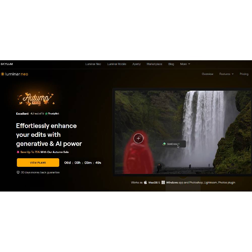 Luminar Neo – AI Photo Editing, Retouching & Creative Enhancement Suite