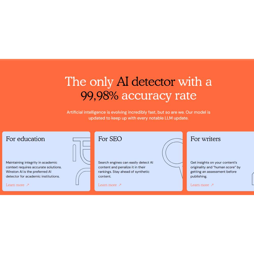 Winston AI – AI Text Authenticity Detector & Content Verification Platform