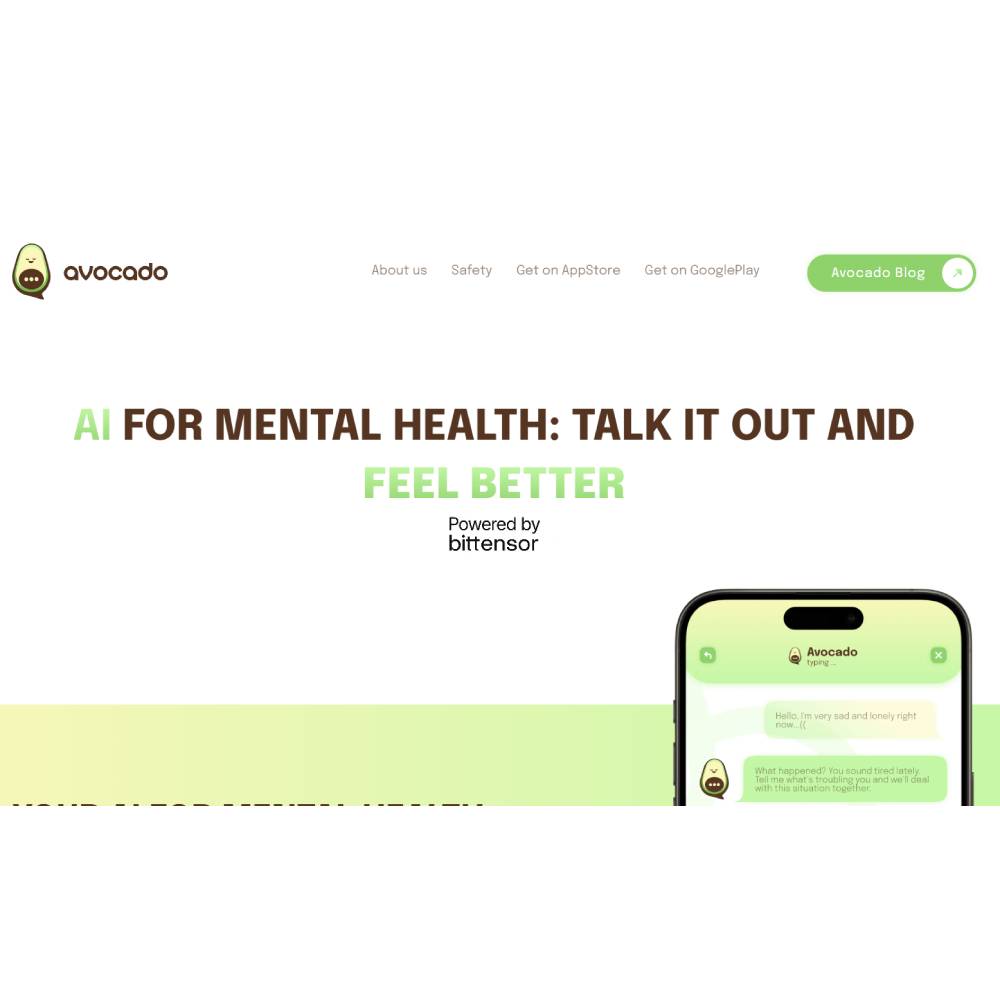 Avocado — AI Companion for Mental Health
