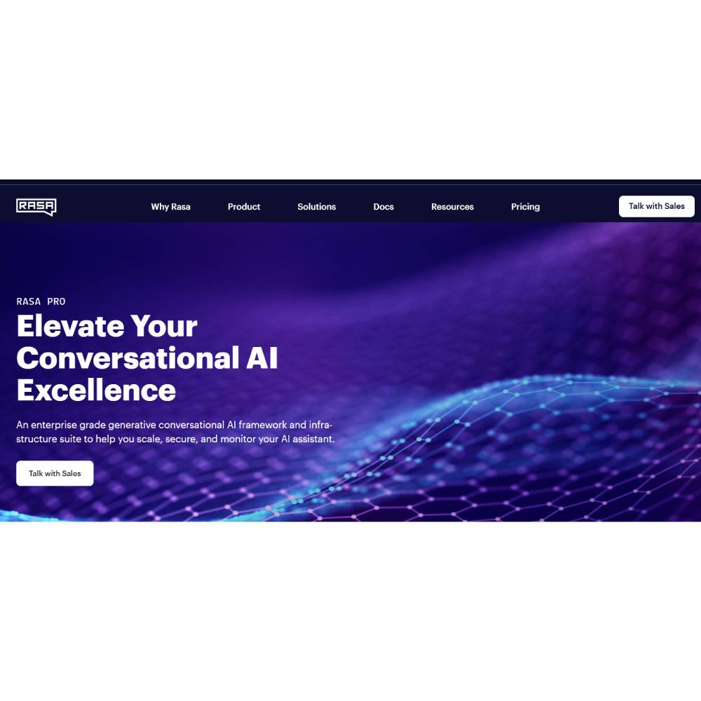 Rasa – Conversational AI Platform for Enterprises