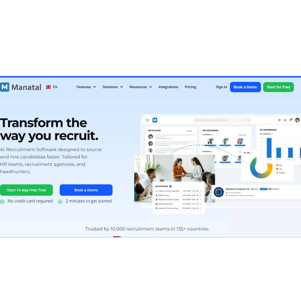 Manatal – AI Recruitment Software and Applicant Tracking System