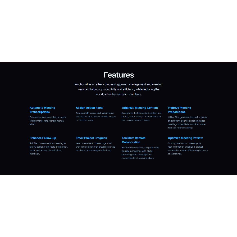 Anchor AI – Smart Meeting Assistant for Teams