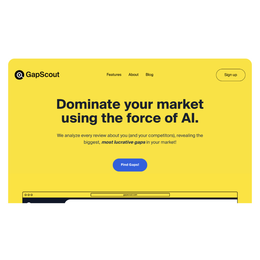 GapScout – AI-Powered Market Research & Opportunity Insights