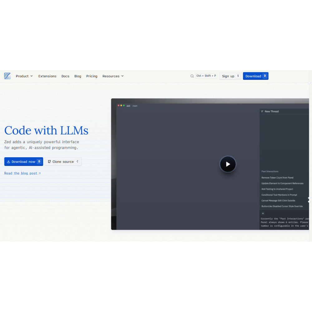 Zed – AI-Powered Code Editor