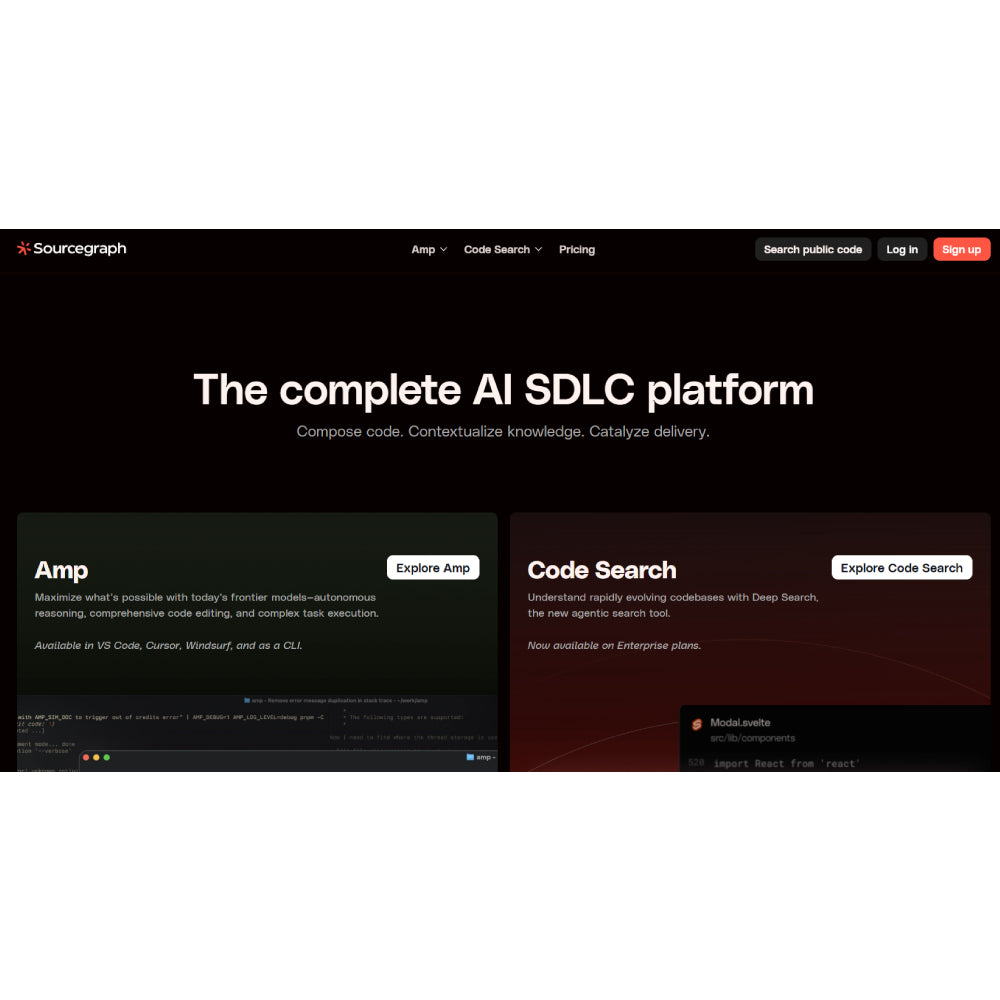 Sourcegraph – AI-Powered Code Intelligence Platform