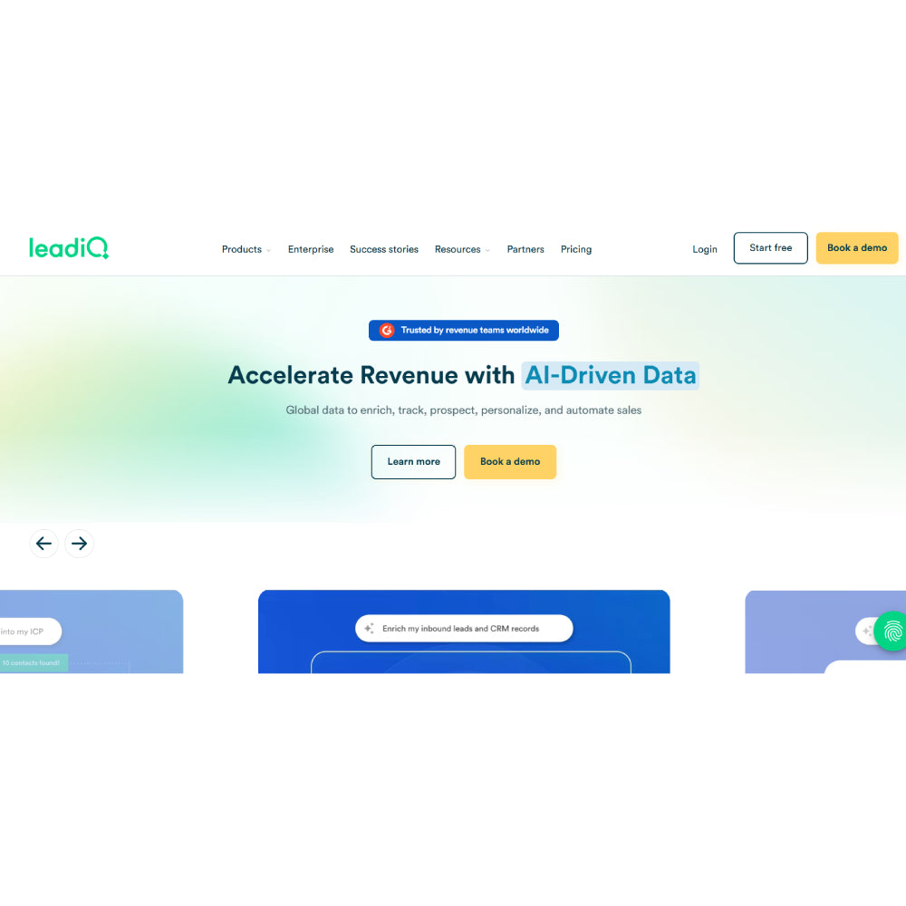 LeadIQ – AI Sales Prospecting & Lead Intelligence