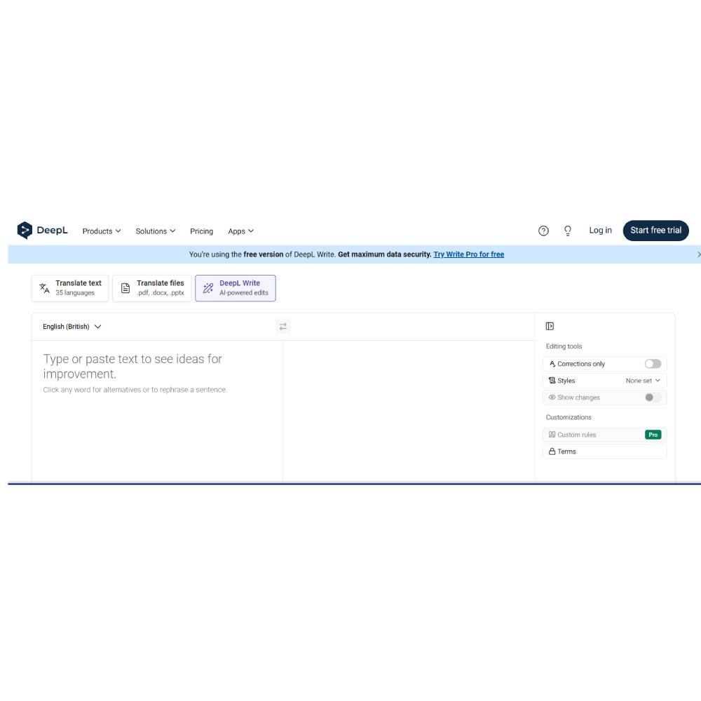 DeepL Write – AI Writing Assistant