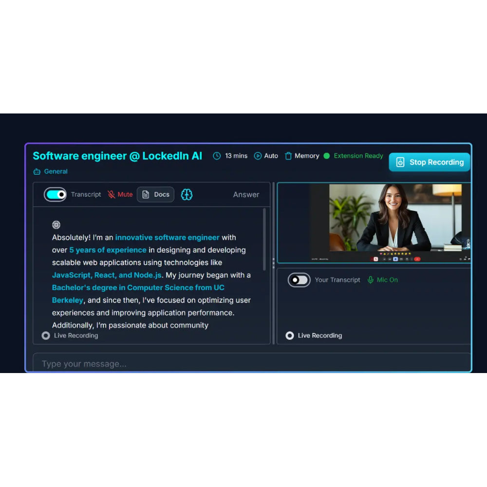 LockedIn AI – AI Career Copilot & Interview Preparation Platform