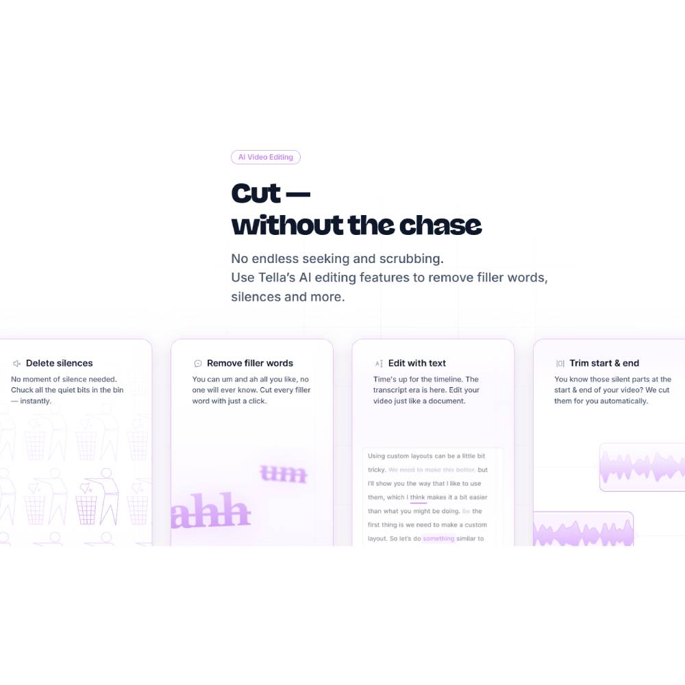 Tella – AI Screen Recorder & Smart Video Editor
