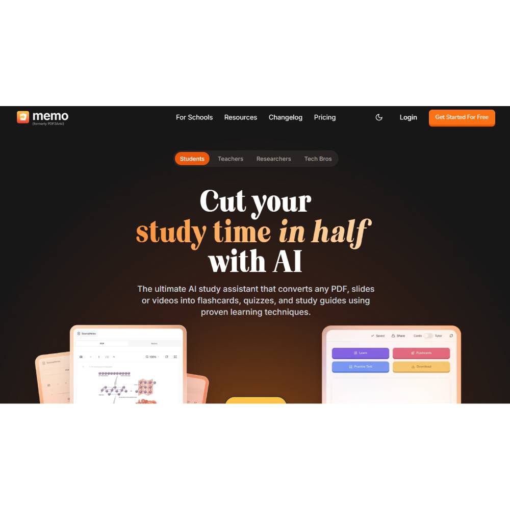 Memo AI — Intelligent Flashcard & Study Assistant