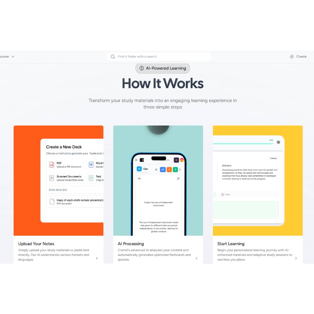 Cramd — AI Study Flashcard and Quiz Creator