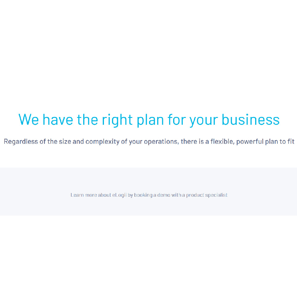 eLogii – AI-Powered Sustainable Logistics Platform